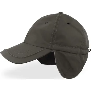 Kšiltovka 6 panelová kšiltovka s ochranou uší Techno Flap-S dark grey onesize