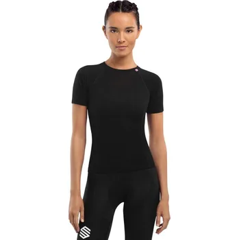 SIROKO Dámské funkční tričko z vlny SRX Premium Skin L/XL ČERNÁ