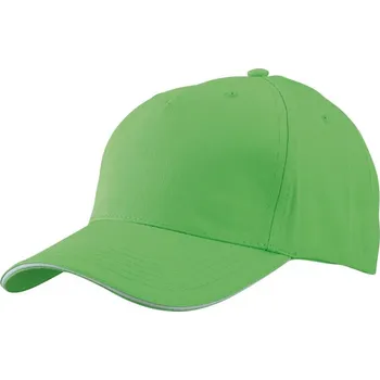 Kšiltovka 5 panelová sandwich kšiltovka MB 6526 lime green-white onesize