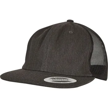 Kšiltovka 5 panelová Trucker kšiltovka 6006 black raw onesize