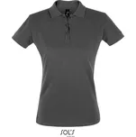 Dámské piqué polo Perfect Women dark grey S