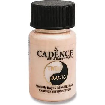 Výtvarná barva Metalická barva Cadence Twin Magic 50 ml, výběr barev zelená/broskvová
