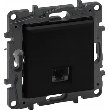Elektrická zásuvka Zásuvka Legrand Niloe Step RJ45 kat. 6 UTP černá