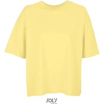 Dámské tričko Dámské oversize tričko Boxy Women light yellow M