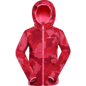 Dětská softshellová bunda ALPINE PRO Ezoro růžová Velikost: 152-158