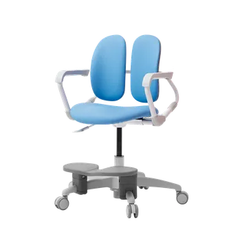 DUORest Duorest MILKY Dětská židle s podpěrou pro nohy modrá ANO