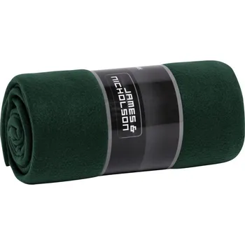 Pikniková deka Fleecová deka JN 1901 dark green-natural onesize