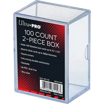 Karetní hra Průhledná krabička na 100 karet UltraPro