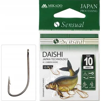 Rybářský háček Háčky na zem, plovoucí háčky, s protihrotem Mikado Daishi 10 ks