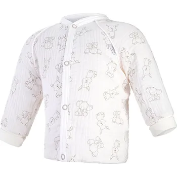 Little Angel kabátek podšitý Outlast® - krémová zvířátka/bílá káva Velikost: 56