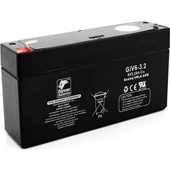 Trakční baterie Baterie Banner Stand by Bull Bloc GiV 06-3.2, 3.2Ah, 6V