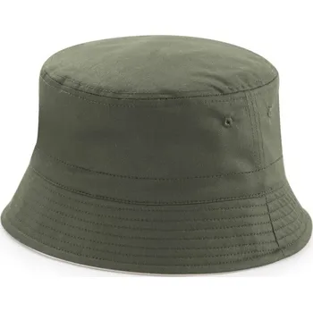 Klobouk Klobouk "Reversible Bucket Hat" olive green-stone L/XL