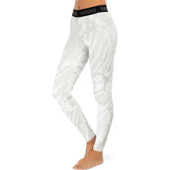 SIROKO Funkční termokalhoty ženy Stellar VELKÉ BÍLÁ|ŠEDÁ
