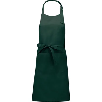 Pracovní zástěra Zástěra s laclem "Sommelier" K 890 bottle green onesize