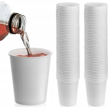 Jednorázové nádobí Papírový kelímek bílý sarcia.eu 200 ml EKO 50 ks