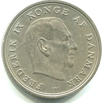 DÁNSKO. 1 krone 1969.