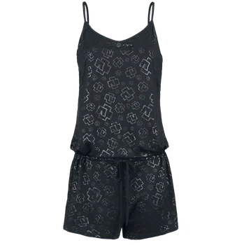 Dámský overall Overal z Rammstein - Logo Jumpsuit - Ženy - černá