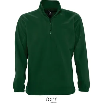 Pánská mikina Fleecová mikina s 1/2 zipem Ness fir green XXL