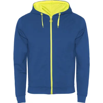 Dámská mikina Pánská mikina Fuji královská modrá-svítivě žlutá (05221) M