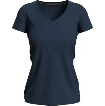 Dámské tričko Dámské tričko s výstřihem do V V-Neck T "Claire" blue midnight M