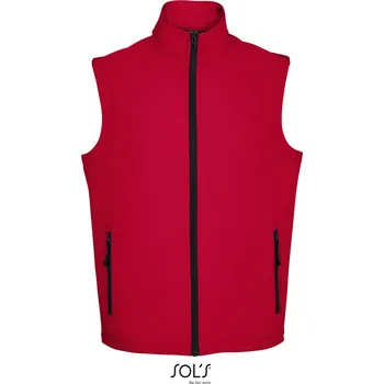Pánská vesta Pánská 2-vrstvá softshellová vesta Race BW Men pepper red S
