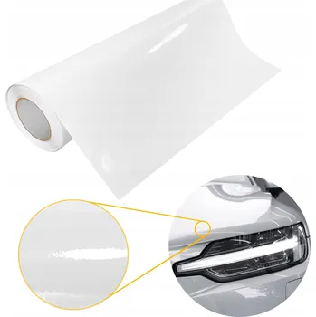 Polep vozidla Fólie Termoplastická Bílá Lesklá Změna Barvy Auta Ochrana Laku