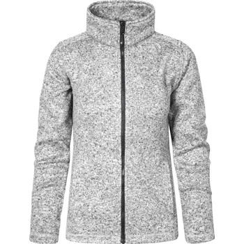 Dámská mikina Dámská pletená fleecová bunda 7725 heather grey M
