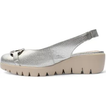 Dámské polobotky DÁMSKÉ POLOBOTKY WONDERS C-33331 STŘÍBRNÁ Barva: STŘÍBRNÁ, Velikost: 37