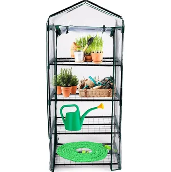 Skleník KINZO Zahradní foliovník 4 police 69x49x160 cm ED-219565