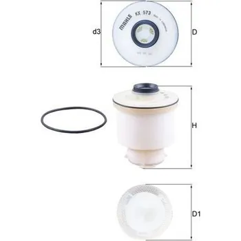Palivový filtr Palivový filtr MAHLE KX 573D