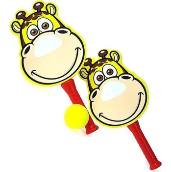 Měkké pěnové rakety s míčkem žirafa