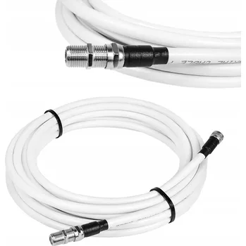 Anténní kabel HOTOVÝ KOAXIÁLNÍ ANTÉNNÍ KABEL s konektorem F a zásuvkou F, 13 m