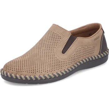 Pánské polobotky PÁNSKÉ POLOBOTKY RIEKER B2460-25 HNĚDÁ Barva: HNĚDÁ, Velikost: 46