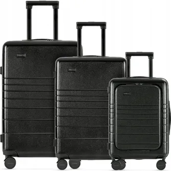 ETERNITIVE Sada 3 kufrů, Polykarbonát & ABS, USB-C USB-A port, Kolečka 360°