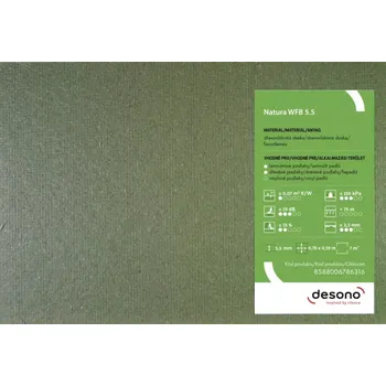 dřevěná podlaha Vivendi Home Podložka pod podlahu | Natura WFB 5.5 mm | Desono