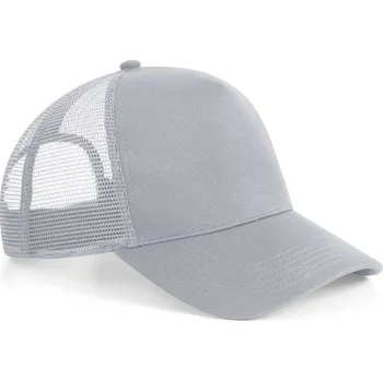 Pokrývka hlavy 5 panelová Snapback kšiltovka "Microknit Trucker" B 642 light grey onesize