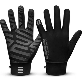 Cyklistické rukavice SIROKO Cyklistické rukavice Nuremberg XS ČERNÁ