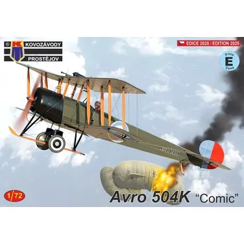 Plastikový model Kovozávody 1/72 Avro 504K 'Comic' (3x camo)