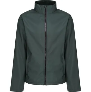 Pánská 2-vrstvá softshellová bunda "Ablaze" TRA 628 dark spruce-black M