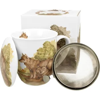 Hrnek Duo Vlci porcelán 400 ml