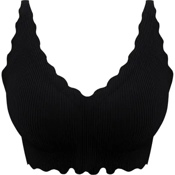 Dámské spodní prádlo GREENICE Bezešvé podprsenka GREE-9523Z Barva: Černá, Velikost: M/L