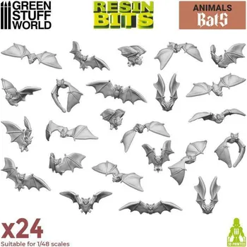 Plastikový model Resin Bats – resinoví netopýři (24 ks)
