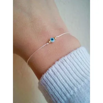 Náramek Ochranný náramek, modrý náramek | unisex náramek s ochranným okem - A6