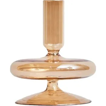 Svícen Vysoký skleněný svícen | skleněná dekorace | skleněné svícny | dekorace domov - 1 tier šampion