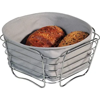 Košík na pečivo, ovoce z nerezové oceli, Ø 21 cm, Kesper