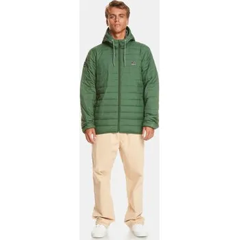 Quiksilver Bunda pro přechodné období Scaly Hood Jckt EQYJK04008 Zelená Regular Fit S