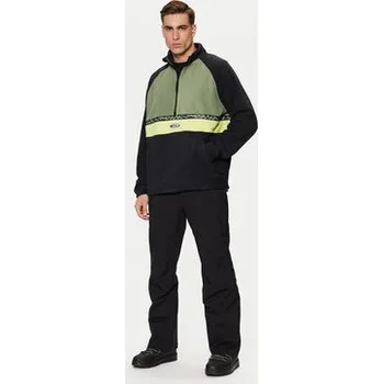 Pánské oblečení Quiksilver Fleecová mikina Champagne Powder EQYFT04978 Černá Regular Fit S