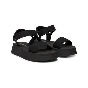 Dámské sandále Sandály Calvin Klein Jeans Sandal Velcro Webbing Mg YW0YW01693 Černá 39