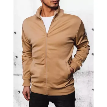 Pánská mikina Pánská mikina na zip Barva Khaki DSTREET DStreet hořčicová 3264774