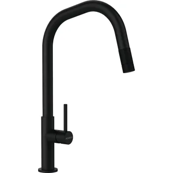 Vodovodní baterie Schock Baterie dřezu TALINOS Černá vytahovací ramínko